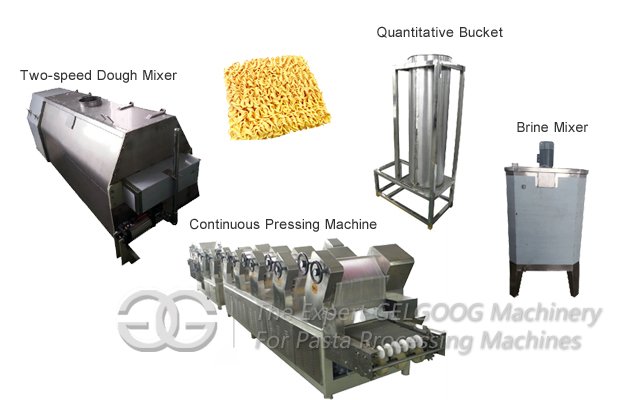 Instant Noodle Processing Line, Instant Noodles Making Machine 200000 Bags Per Shift