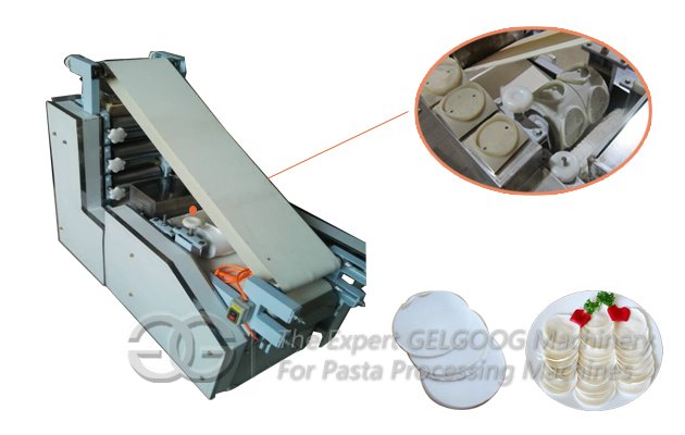 Automatic Dumpling Wrapper Making Machine, Dumpling Sheet Maker