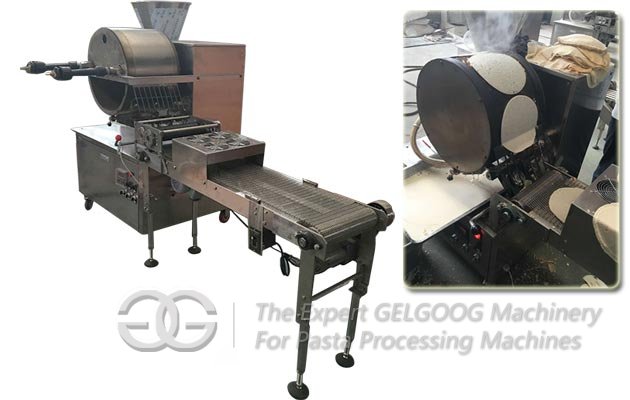 Round Spring Roll Pastry Sheet Making Machine